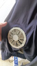 烈焰戰隊空調服男裝工作服夏季長(cháng)袖薄款帶風(fēng)扇制冷降溫衣服工地防暑勞保服 藏藍色888（單上衣不含配件） 175(建議135-155斤) 曬單實(shí)拍圖
