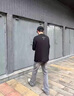 柏銘臣牛仔褲男夏季美式煙灰色直筒高街潮牌水洗復(fù)古彈力顯瘦休閑褲子男 灰色常規(guī) XL 【建議120-135斤】 曬單實(shí)拍圖