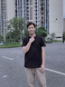 Calvin Klein Jeans夏季男女情侶中性休閑簡約ck壓紋字母圓領(lǐng)短袖T恤J323262 BEH-太空黑 XL （推薦165-180斤） 曬單實拍圖