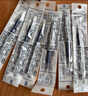 百樂（PILOT） 可擦筆熱可擦筆芯0.5mm BLS-FR5替芯適用LFBK-23EF 20EF 藍(lán)黑色12支裝 曬單實拍圖