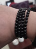 臻萊 黑碧璽手鏈108顆佛珠925銀貔貅手串水晶男女多圈飾品 珠徑6mm 曬單實(shí)拍圖