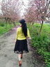 珂妃婭 a字裙半身裙子女夏2025新款百搭顯瘦印花網(wǎng)紗蓬蓬裙蕾絲百褶裙 黑色 M/27碼-2.0尺 曬單實拍圖