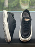 楓葉（leaveland）板鞋男夏季透氣網(wǎng)面鞋男簡(jiǎn)約百搭舒適溶解底休閑小白鞋子男 白/灰(皮鞋碼) 41 曬單實(shí)拍圖