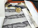 愛(ài)馬仕（HERMES）馬鞍圖案印花新款蠶絲絲巾 女款 送女友長(cháng)輩節日送禮 多色H004090S 13 90*90cm 曬單實(shí)拍圖