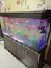 松寶魚(yú)缸水族箱客廳家用落地玻璃大中小型金魚(yú)缸懶人生態(tài)免換水帶柜子 150CM魚(yú)缸(含顯示屏)+造景+木柜 曬單實(shí)拍圖