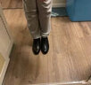 路施南粗跟切爾西靴女新品短靴秋冬季新款真皮馬丁靴黑色加絨中跟女靴子 黑色922(跟高3.5cm)雙側(cè)橡筋款 39 曬單實拍圖