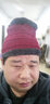 名格雅頓帽子男冬天加絨毛線加厚針織秋冬季套頭男騎行套帽脖套男士帽子女 酒紅加絨+圍脖 可調(diào)節(jié)精品包裝 曬單實(shí)拍圖