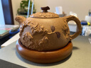 和泥有緣 紫砂壺宜興紫砂純全手工泡茶壺禮品茶具套裝原礦段泥 靈芝供春320CC 320cc 曬單實(shí)拍圖
