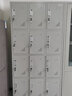 延尊員工更衣柜帶鎖鐵皮柜存包儲物柜浴室宿舍存放柜多門(mén)柜碗具收納柜 曬單實(shí)拍圖