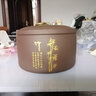 放茶葉的罐子 陶制茶葉罐大號陶瓷茶罐普洱茶葉包裝盒密封罐醒茶罐定制logo 鎏金黑大號茶葉罐-竹 曬單實拍圖