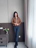 羅蒙（ROMON）短外套女小香風(fēng)短款2024時(shí)尚洋氣冬季百搭新款小個(gè)子時(shí)尚保暖外套 咖啡色 M 曬單實(shí)拍圖