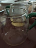 班意 公道杯加厚耐熱防爆玻璃小龍膽杯分茶器 家用茶海品質(zhì) 小龍膽(280ML)綠玉柄(SS款 曬單實(shí)拍圖