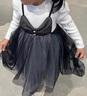 巴拉巴拉童裝兒童連衣裙2023款女童秋裝公主網(wǎng)紗裙 黑色調(diào)00399 110 cm 曬單實(shí)拍圖