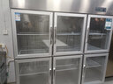 銀都餐飲設(shè)備展示柜冷藏保鮮柜 蔬菜麻辣燙冰柜 透明玻璃酒水串串冷藏柜 飲料陳列柜 冰箱展示柜 豪華款六門展示柜 二級能效 展示柜 曬單實(shí)拍圖