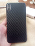 奢庫（SHEKU） 【碳纖維膜】iPhone11/XR手機背膜防指紋防手汗蘋(píng)果XSMax保護后貼膜 XS Max【碳纖維后膜】黑色款 曬單實(shí)拍圖