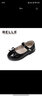 百麗（Belle）童鞋女童校園鞋演出鞋黑皮鞋公主鞋春秋款單鞋百搭軟底時尚學(xué)生鞋 深黑色-亮面 29 曬單實拍圖