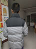巴拉巴拉童裝兒童羽絨服冬裝男童女童寶寶加絨加厚外套親子裝時(shí)尚 白黑色調-防水防油-00319-番鴨絨 165 cm 曬單實(shí)拍圖