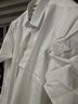 雅戈爾【200支TNDP】26夏新款商務(wù)休閑純棉免燙短袖襯衫 本白 43 曬單實(shí)拍圖