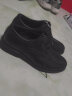 波图蕾斯男士系带商务休闲皮鞋低帮加绒保暖棉鞋男 P9859 黑色(加绒) 39 实拍图
