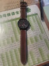 征途雙面瘋馬皮手表帶男女真皮表帶復古配件代用天梭天王羅西尼阿瑪尼dw表帶手表鏈 深棕瘋馬皮-黑色針扣 22mm 曬單實(shí)拍圖