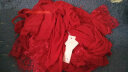 媚の火女士性感睡衣女夏季吊带睡裙两件套蕾丝内衣居服大码冰丝高级感 红色 S码（80-95斤） 实拍图