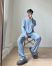 浪莎25年新品【任嘉倫明星同款安心品質(zhì)】抗菌氧棉春秋季家居服睡衣男 曬單實拍圖
