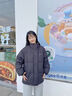 波司登（BOSIDENG）羽絨服女短款立領(lǐng)加厚新國標90絨商場(chǎng)同款寬松休閑外套 芝芝莓粉 L 170/92A 體重約130-150斤 曬單實(shí)拍圖