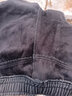 至濤褲子男秋冬季牛仔褲直筒寬松美式復古加絨潮牌工裝闊腿褲休閑長(cháng)褲 黑灰色【加絨】 L ( 建議100-110斤可穿 ) 曬單實(shí)拍圖