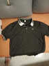哇牌裳夏季男士刺繡短袖保羅T恤衫男韓版帥氣翻領(lǐng)體恤男裝上衣有領(lǐng)商務(wù) 黑色 2XL適合135-145斤 曬單實(shí)拍圖