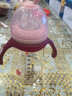 益特龍 寶寶奶瓶PPSU嬰兒寬口徑新生兒吸管飲水學(xué)飲吸管杯耐摔一歲以上 臻選裝粉色(二用） 240ml 0-12個(gè)月 曬單實(shí)拍圖