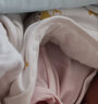 全棉時代雙面柔感純棉嬰兒連體衣服新生兒男女寶寶秋冬裝 /2件裝 秋瓷粉+雀舞花園 90cm （1-2歲 78-90cm） 曬單實拍圖