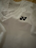 YONEX新品尤尼克斯羽毛球服短袖女運動(dòng)T恤透氣速干運動(dòng)上衣網(wǎng)球服 女款短袖215083 白色 L 曬單實(shí)拍圖