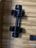 AtivaFit 20kg純鋼啞鈴可調節重量家用健身器材男女通用多功能 20kg*2黑色+啞鈴架 曬單實(shí)拍圖