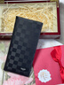 法萊阿瑪尼（FALAMAONE）品牌錢包真皮長款皮夾牛皮商務(wù)錢夾卡包生日禮物教師節(jié)禮物男老師 黑格子/QB1521-3【專柜禮盒】 商務(wù)風(fēng) 曬單實拍圖