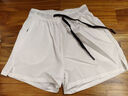WASSUP HERMU短褲男夏季潮牌速干寬松薄款三分褲運動(dòng)沙灘男女外穿學(xué)生百搭褲子 白色 S （建議75-85斤） 曬單實(shí)拍圖