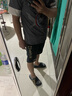 摘星少年衣服男夏季短袖t恤新款冰絲長(cháng)短褲套裝男時(shí)尚衣潮流百搭寬松青少年上衣 M貓灰色+短褲【套裝】 4XL 170-185斤 曬單實(shí)拍圖