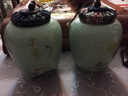杰藝茶具 青瓷手繪茶葉罐 大號陶瓷茶葉罐子 密封軟木塞儲茶罐茶葉盒 便攜普洱紅茶茶葉罐 手繪青瓷茶葉罐-綻放 曬單實(shí)拍圖