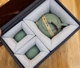 靈青坊青瓷茶壺單壺陶瓷全手工泡茶壺哥窯冰裂開(kāi)片大號西施壺一壺兩杯 哥窯梅子青一壺兩杯 270ml 曬單實(shí)拍圖