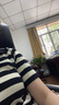苒琦媽咪孕婦夏裝連衣裙潮媽翻領(lǐng)夏款高級條紋短袖裙子大碼孕婦裙夏季薄款 黑色-條紋 2XL 曬單實拍圖