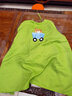 暢印 兒童畫(huà)畫(huà)罩衣防潑水長(cháng)袖中大童時(shí)尚洋氣可愛(ài)反穿罩衣幼兒園繪畫(huà)小孩圍裙定制logo 糖果綠小熊 XL大碼適合身高1.2-1.5 米 曬單實(shí)拍圖