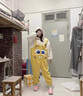 悠曼婭連體睡衣女冬季加絨加厚家居服女卡通動(dòng)漫海綿寶寶保暖套裝可外穿 海綿寶寶（優(yōu)質(zhì)加厚款） L （建議110-125斤） 曬單實(shí)拍圖