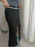 魔之韻微喇叭褲女士西裝休閑褲子九分哈倫長(cháng)褲彈力高腰顯瘦百搭春秋款30 303微喇叭款【九分褲】 薄款 L 【115-125斤左右】 曬單實(shí)拍圖