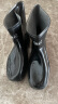 回力雨鞋男下雨天户外水鞋钓鱼洗车防水不易滑雨靴耐磨胶鞋557黑色43 实拍图
