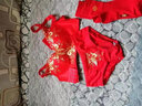 南極人紅色本命年內(nèi)衣女小胸聚攏文胸?zé)o鋼圈大紅結(jié)婚胸罩套裝蛇年禮盒裝 百媚千嬌 2XL /38AB 曬單實拍圖