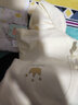 嬰詩(shī)拉貝 新生兒衣服嬰兒內(nèi)衣套裝純棉初生和尚服寶寶秋衣秋褲春秋打底衣 兩套四季款-皇冠黃組合（兩用襠 52 (建議0-1個(gè)月5-8斤) 曬單實(shí)拍圖