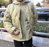 little MO&Co.三穿兩件套 童裝冬男童女童馬甲蓄熱搖粒絨兒童羽絨服 灰綠色 130 130/60 曬單實拍圖