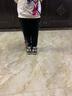 泰蘭尼斯秋季兒童運(yùn)動(dòng)鞋男童潮酷休閑防滑板鞋黑/白29碼 曬單實(shí)拍圖