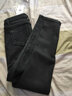 拓澀（TUOSE）牛仔褲 靴褲子女百搭緊身鉛筆褲加絨秋冬新款外穿打底黑色小腳褲 黑色加絨 27 曬單實(shí)拍圖