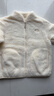 優(yōu)衣庫【驚喜價(jià)】嬰幼兒寶寶長(cháng)絨搖粒絨拉鏈茄克長(cháng)袖外套478434 01 乳白色 100 曬單實(shí)拍圖