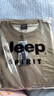 JEEP SPIRIT吉普衛(wèi)衣男春秋季韓版男士衛(wèi)衣寬松圓領(lǐng)長(zhǎng)袖T恤男裝 軍綠 2XL  曬單實(shí)拍圖